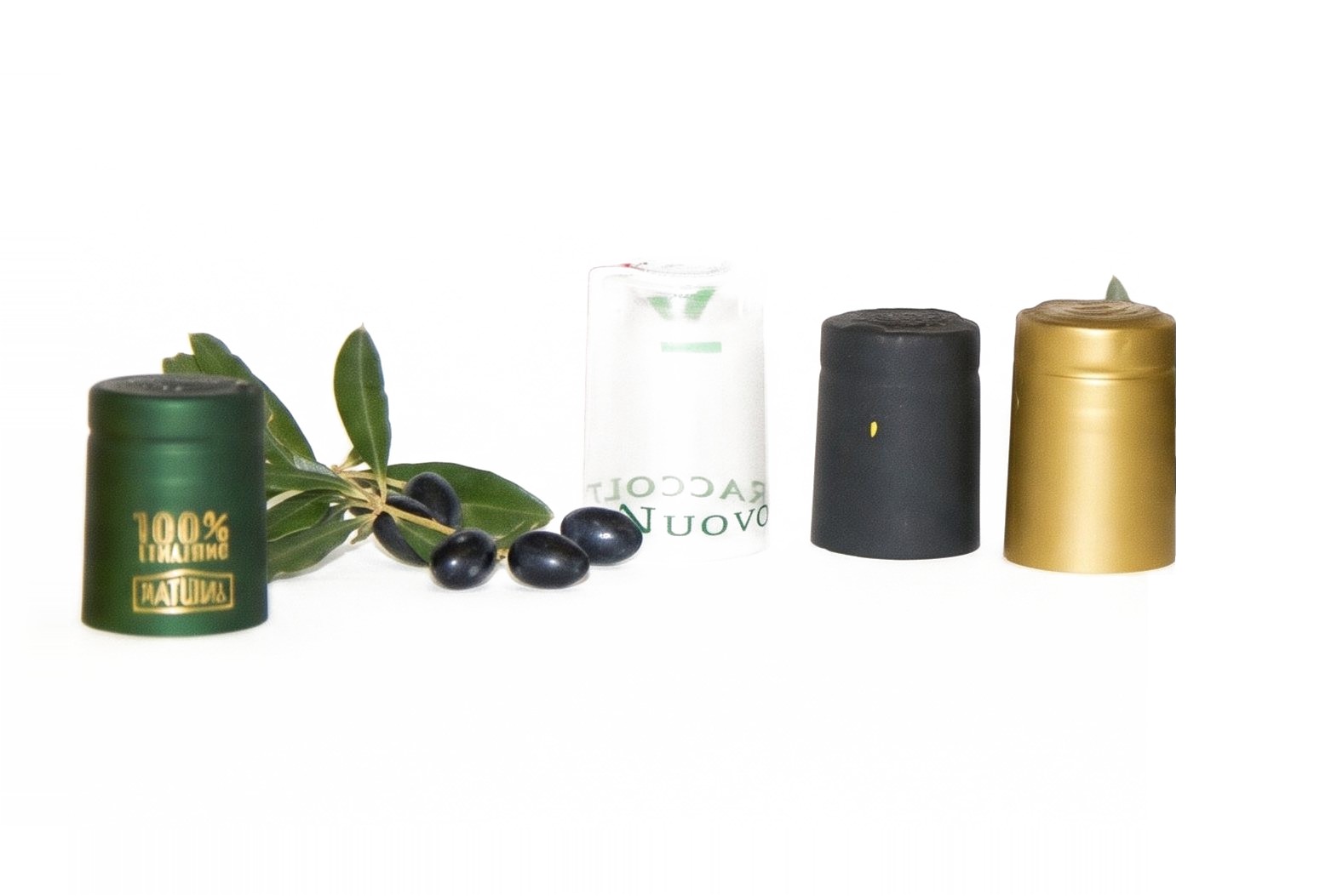 Capsule in PET-G per olio e vino